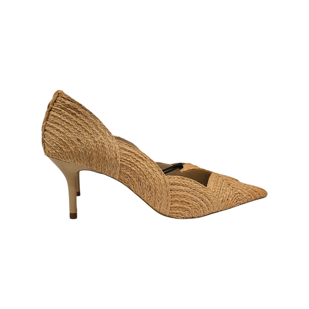 NWT - Zara - Rattan Textured Women's Heels - Size 40 / 9.5